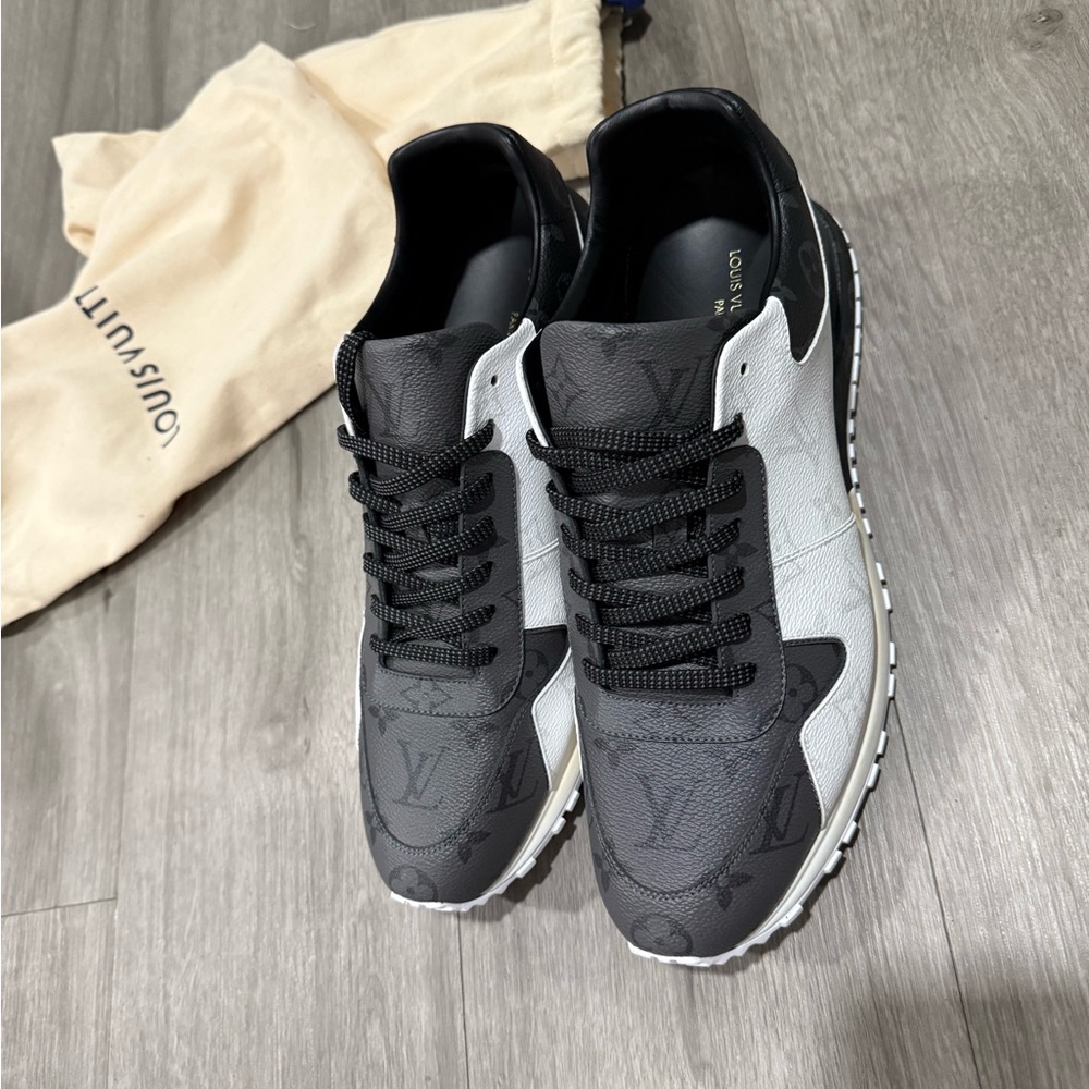 Louis Vuitton Black and White Sneakers